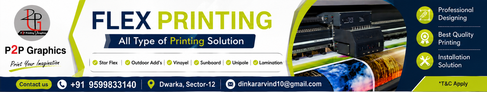 Print2Printing Graphics- Next to Logo